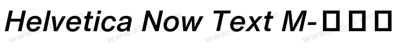 Helvetica Now Text M字体转换